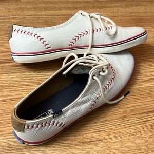 Keds leather baseball sneakers